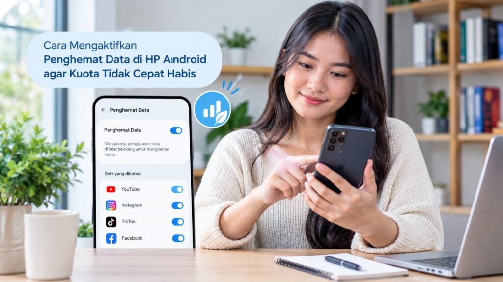 Cara Mengaktifkan Penghemat Data di HP Android agar Kuota Tidak Cepat Habis