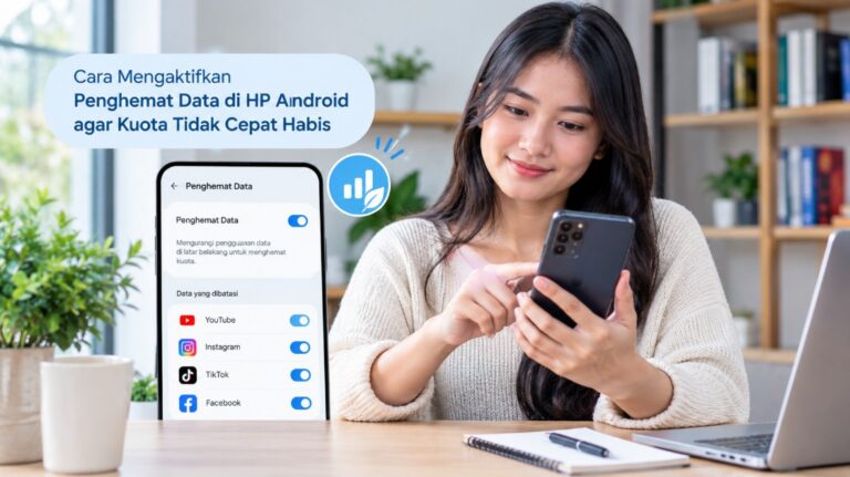 Cara Mengaktifkan Penghemat Data di HP Android agar Kuota Tidak Cepat Habis