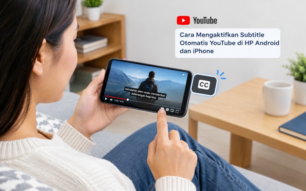 Cara Mengaktifkan Subtitle Otomatis YouTube di HP Android dan iPhone