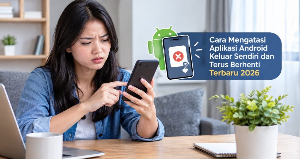 Cara Mengatasi Aplikasi Android Keluar Sendiri dan Terus Berhenti Terbaru 2026