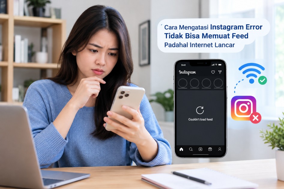 Cara Mengatasi Instagram Error Tidak Bisa Memuat Feed Padahal Internet Lancar