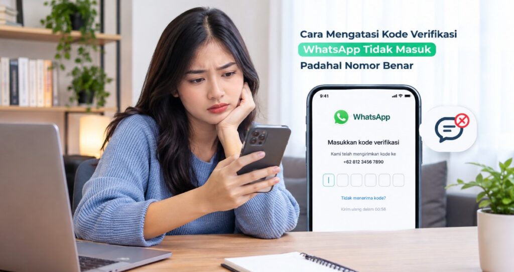 Cara Mengatasi Kode Verifikasi WhatsApp Tidak Masuk Padahal Nomor Benar