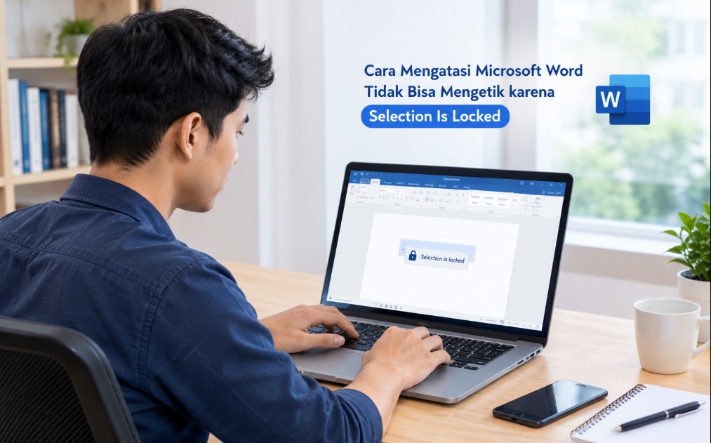 Cara Mengatasi Microsoft Word Tidak Bisa Mengetik karena Selection Is Locked