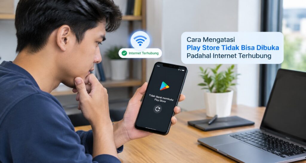 Cara Mengatasi Play Store Tidak Bisa Dibuka Padahal Internet Terhubung