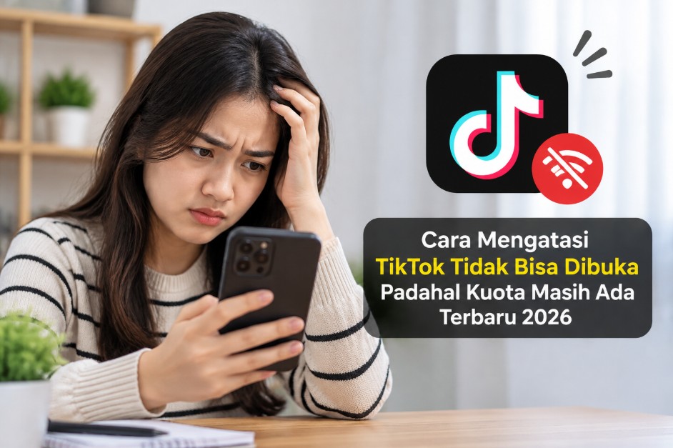 Cara Mengatasi TikTok Tidak Bisa Dibuka Padahal Kuota Masih Ada Terbaru 2026