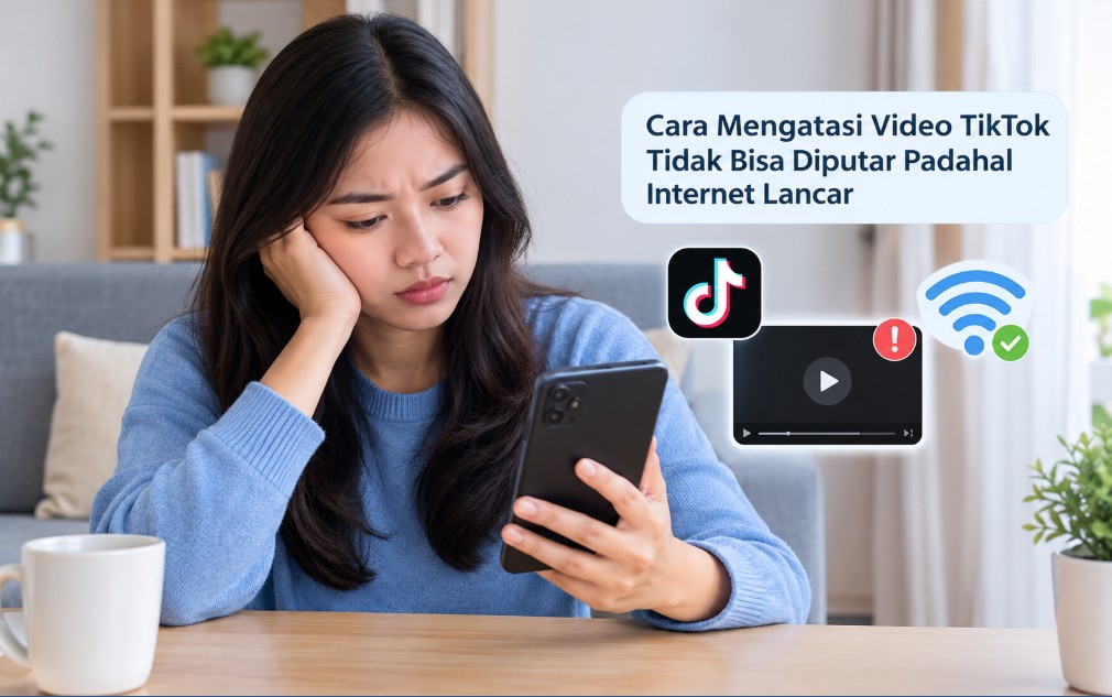 Cara Mengatasi Video TikTok Tidak Bisa Diputar Padahal Internet Lancar