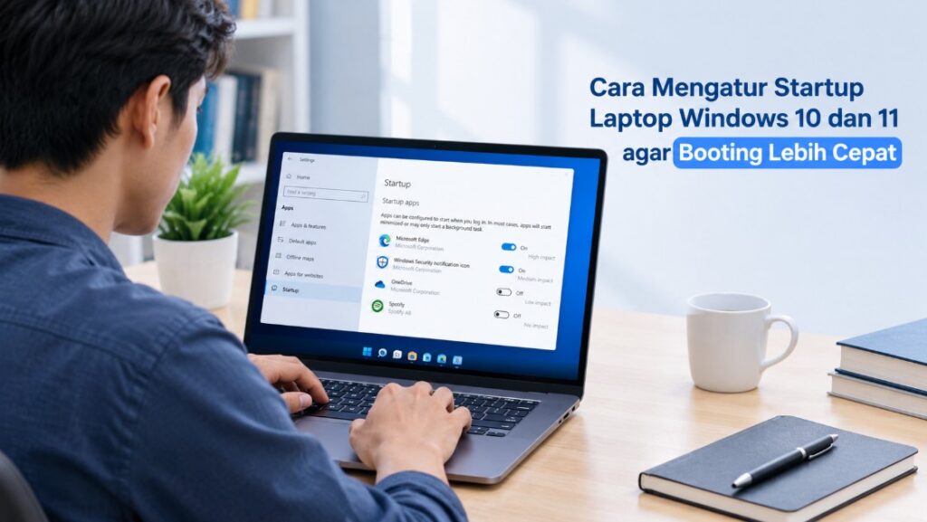 Cara Mengatur Startup Laptop Windows 10 dan 11 agar Booting Lebih Cepat
