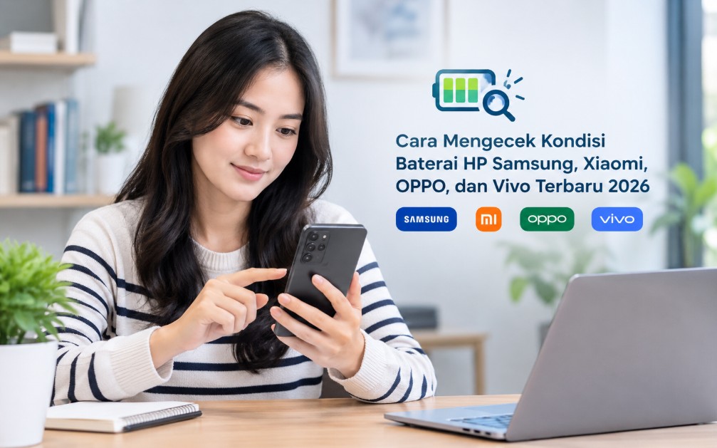 Cara Mengecek Kondisi Baterai HP Samsung, Xiaomi, OPPO, dan Vivo Terbaru 2026