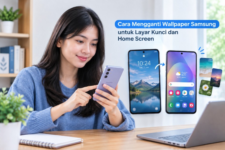 Cara Mengganti Wallpaper Samsung untuk Layar Kunci dan Home Screen
