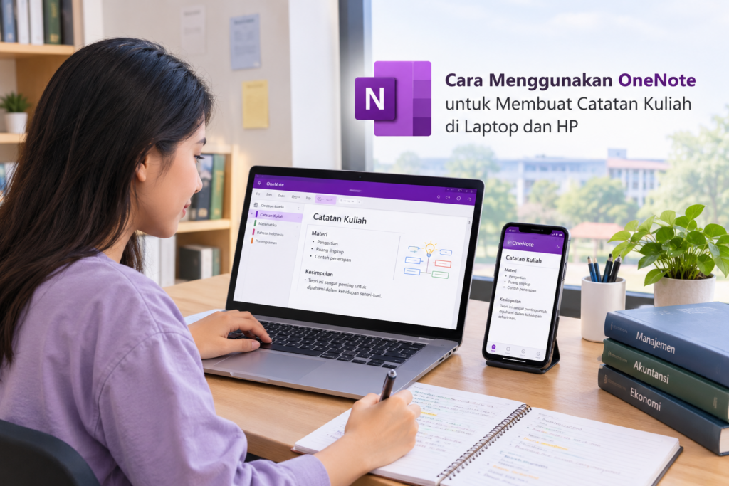 Cara Menggunakan OneNote untuk Membuat Catatan Kuliah di Laptop dan HP