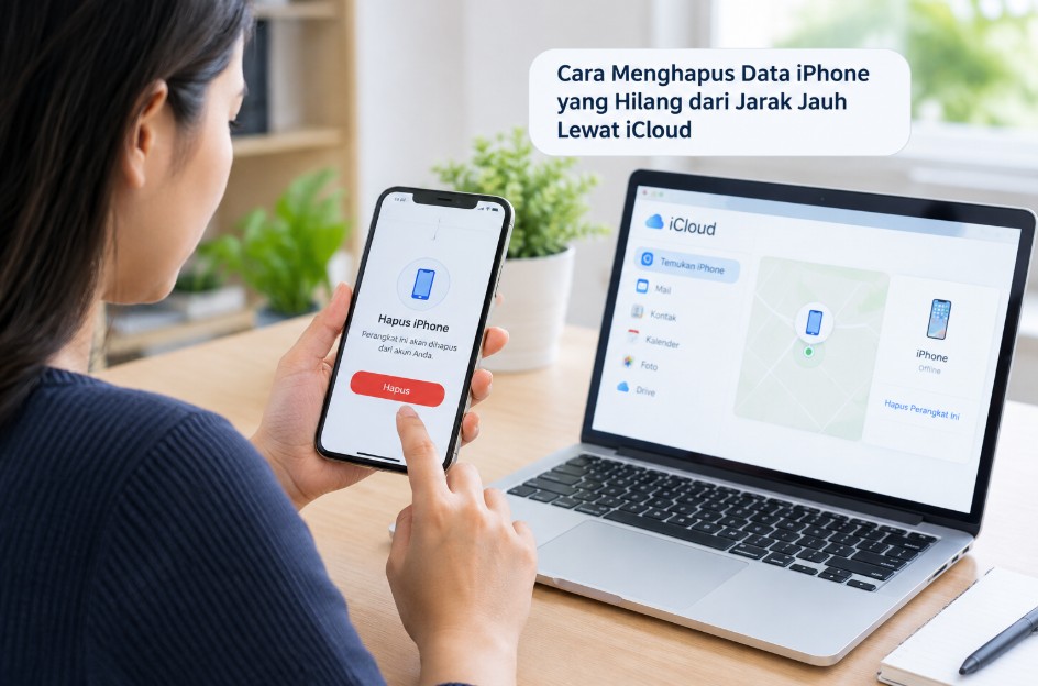 Cara Menghapus Data iPhone yang Hilang dari Jarak Jauh Lewat iCloud