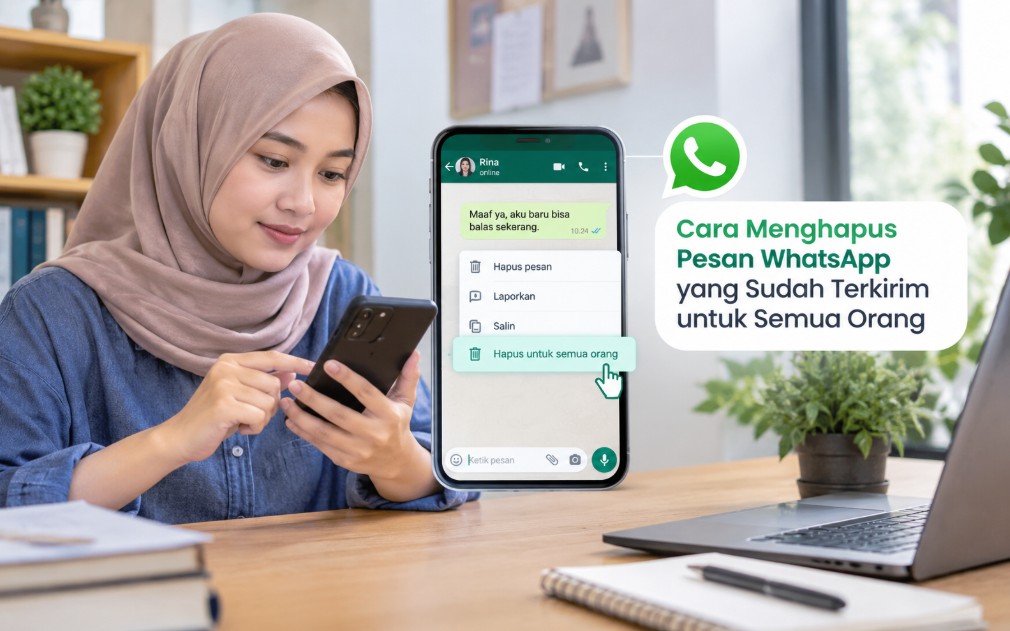 Cara Menghapus Pesan WhatsApp yang Sudah Terkirim untuk Semua Orang