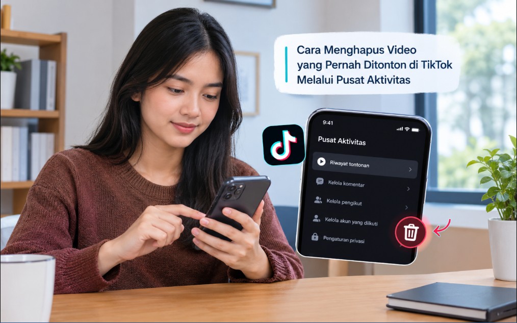 Cara Menghapus Video yang Pernah Ditonton di TikTok Melalui Pusat Aktivitas
