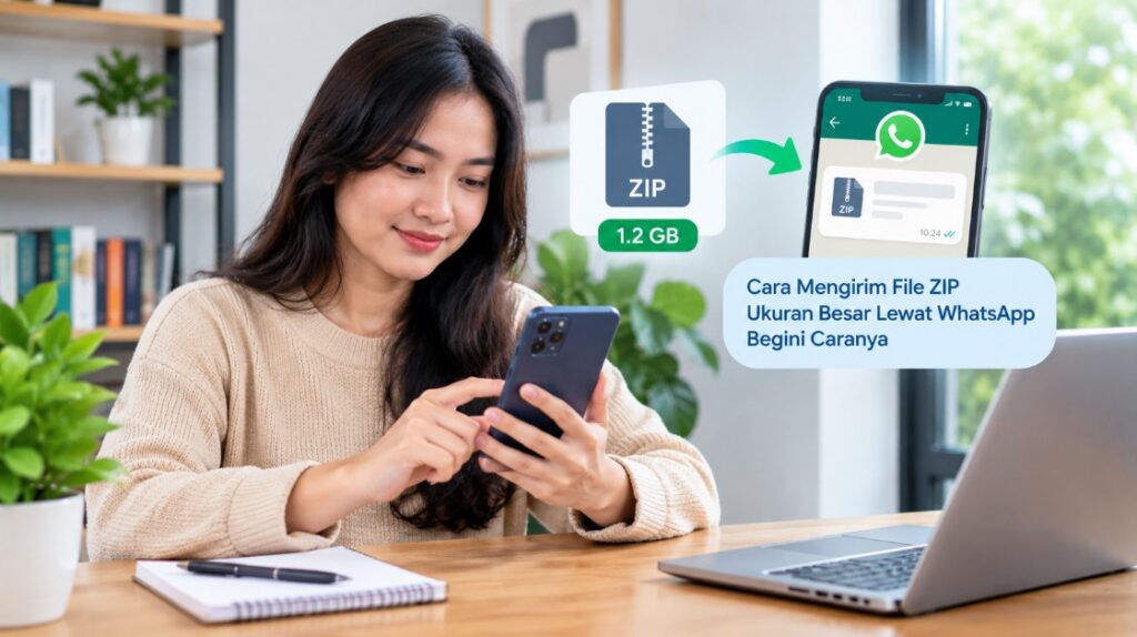 Cara Mengirim File ZIP Ukuran Besar Lewat WhatsApp Begini Caranya