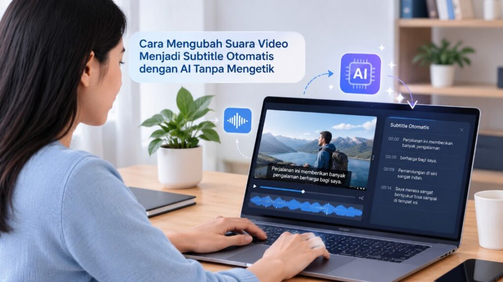 Cara Mengubah Suara Video Menjadi Subtitle Otomatis dengan AI Tanpa Mengetik