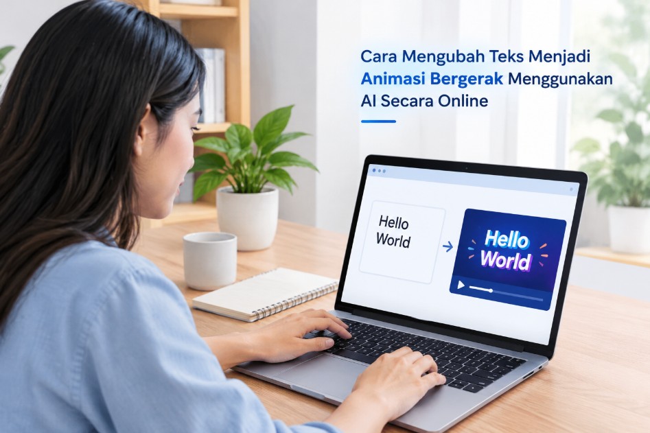 Cara Mengubah Teks Menjadi Animasi Bergerak Menggunakan AI Secara Online