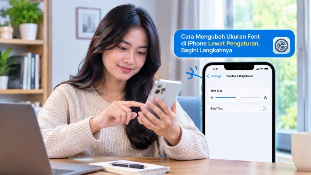 Cara Mengubah Ukuran Font di iPhone Lewat Pengaturan, Begini Langkahnya