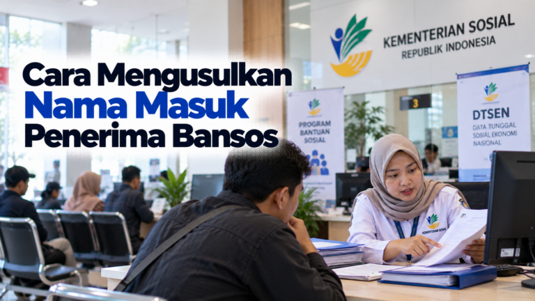 Cara Mengusulkan Nama Masuk Penerima Bansos Secara Online Lewat HP