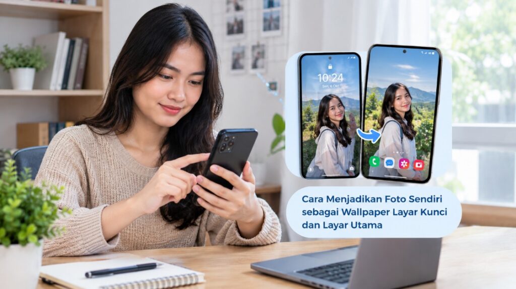 Cara Menjadikan Foto Sendiri sebagai Wallpaper Layar Kunci dan Layar Utama