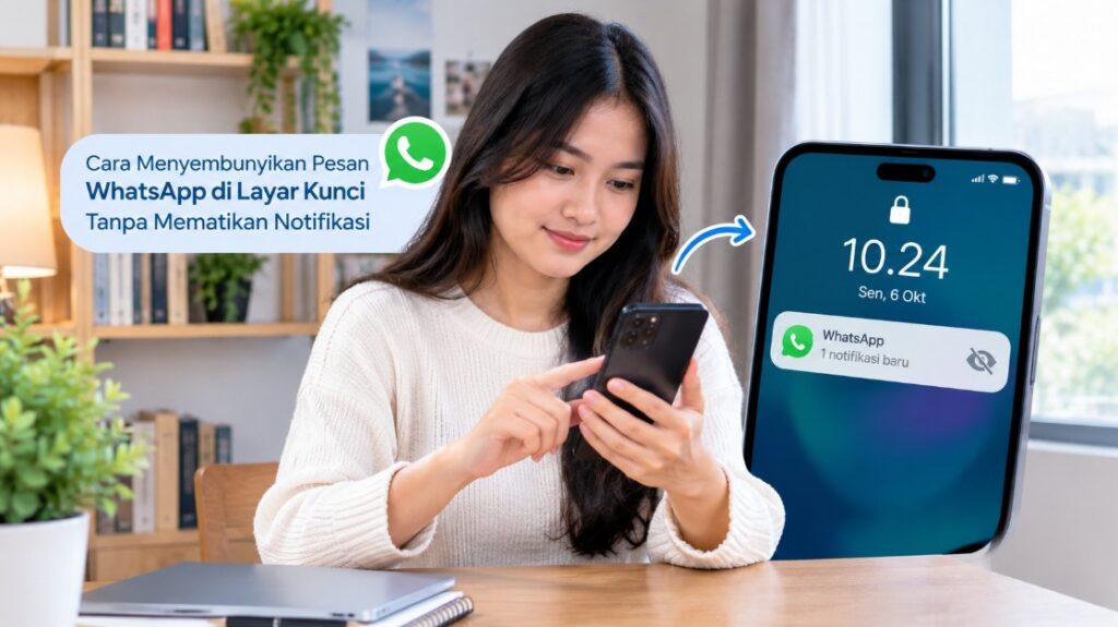 Cara Menyembunyikan Pesan WhatsApp di Layar Kunci Tanpa Mematikan Notifikasi