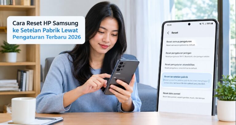 Cara Reset HP Samsung ke Setelan Pabrik Lewat Pengaturan Terbaru 2026