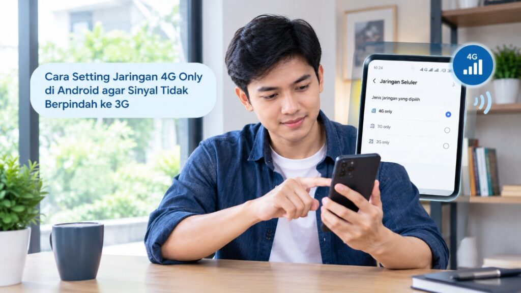 Cara Setting Jaringan 4G Only di Android agar Sinyal Tidak Berpindah ke 3G