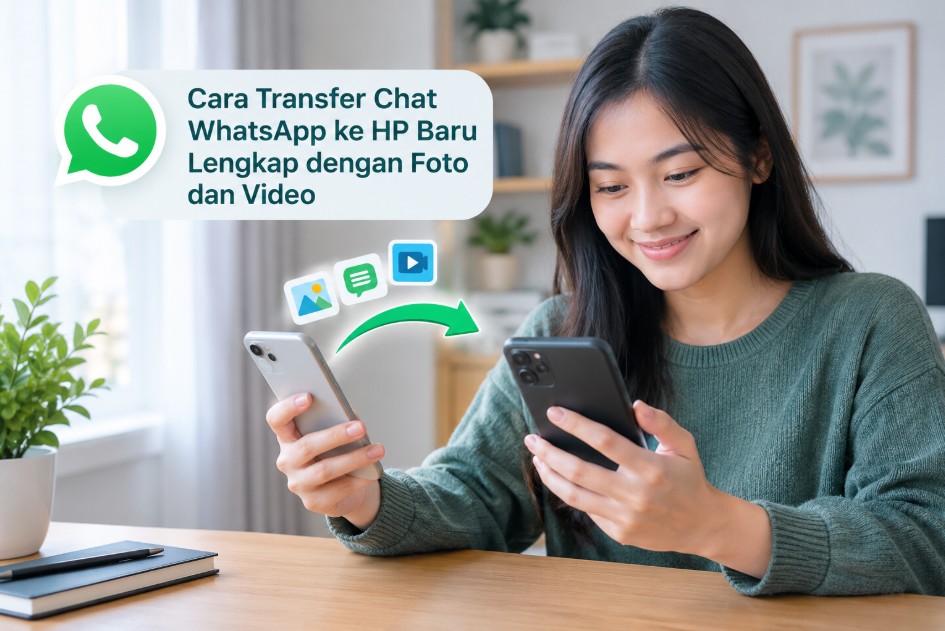 Cara Transfer Chat WhatsApp ke HP Baru Lengkap dengan Foto dan Video