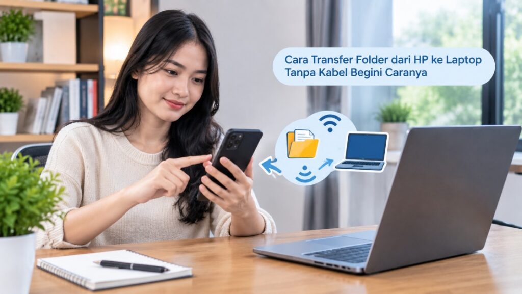 Cara Transfer Folder dari HP ke Laptop Tanpa Kabel Begini Caranya
