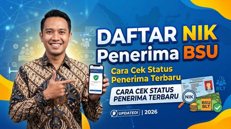 Daftar NIK Penerima BSU: Cara Cek Status Penerima Terbaru