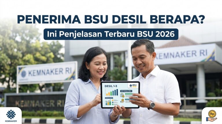 Penerima BSU Desil Berapa? Ini Penjelasan Terbaru BSU 2026