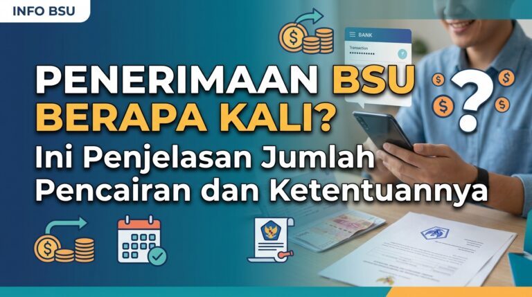 Penerimaan BSU Berapa Kali? Ini Penjelasan Jumlah Pencairan dan Ketentuannya
